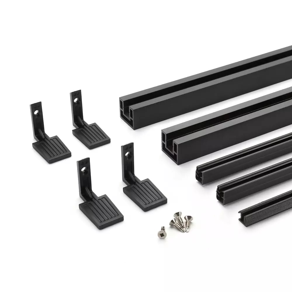 Trex Signature® 42" Mesh Rail Vertical Cut Kit - Horizontal Charcoal Black