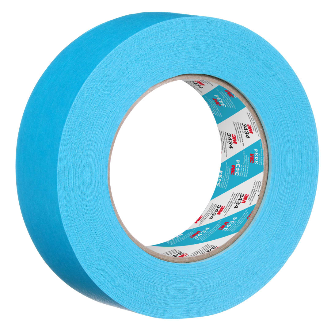 3M™ Yüksek Performanslı Mavi Maskeleme Bandı 3434, 36 mm x 50 m, 07898