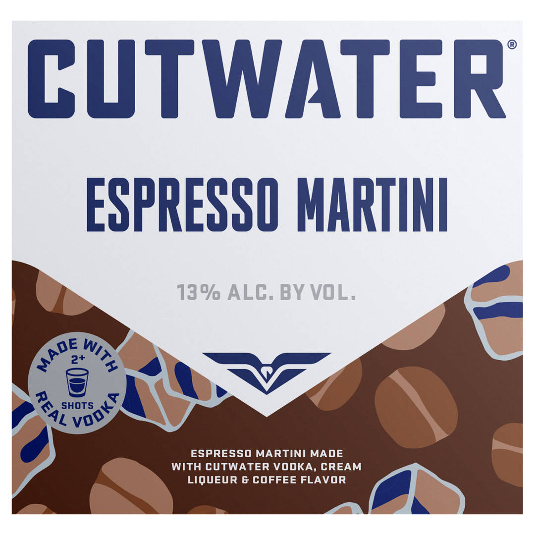 Cutwater Espresso Martini 4 Pack, 12 fl oz Cans
