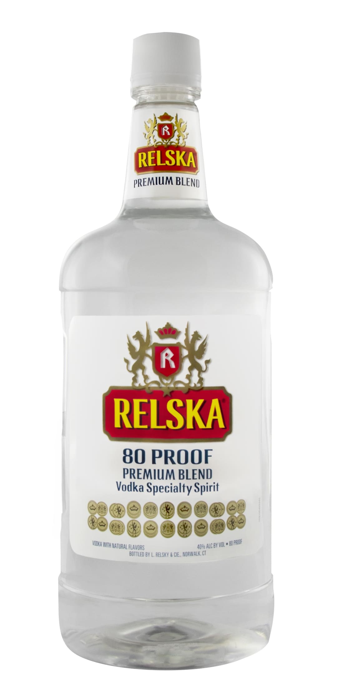 Relska Vodka 1.75l Plastic Bottle 80 Proof