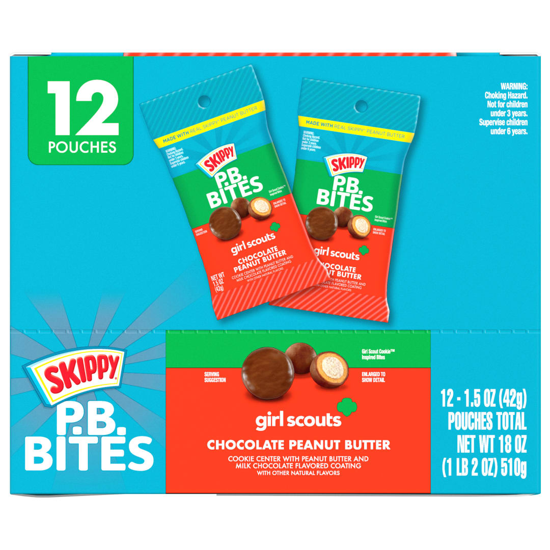 SKIPPY Bites GS Chocolate Peanut Butter (Tagalong)