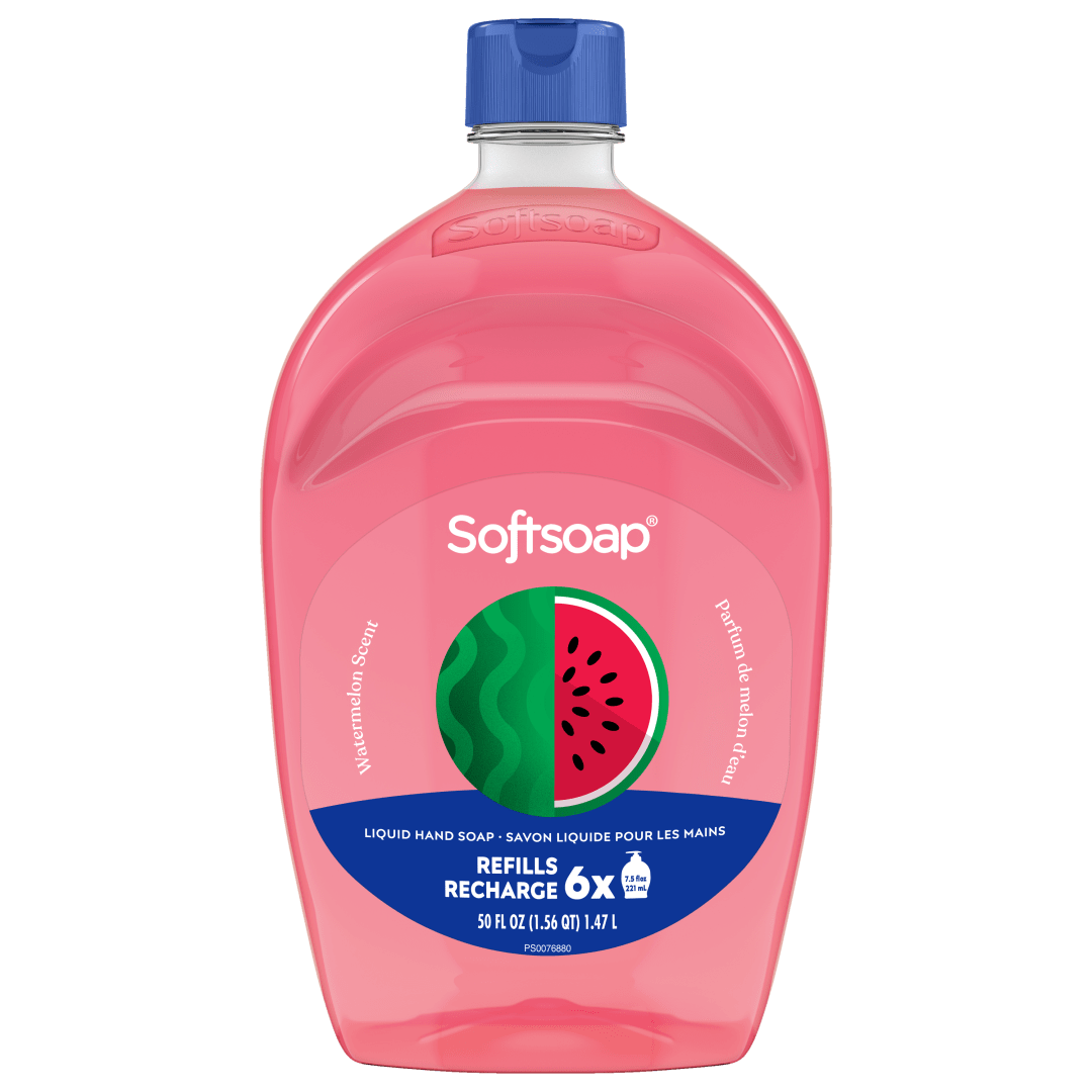 Softsoap Limited Edition Liquid Hand Soap, Watermelon Scent, 50 fl oz Refill Bottle