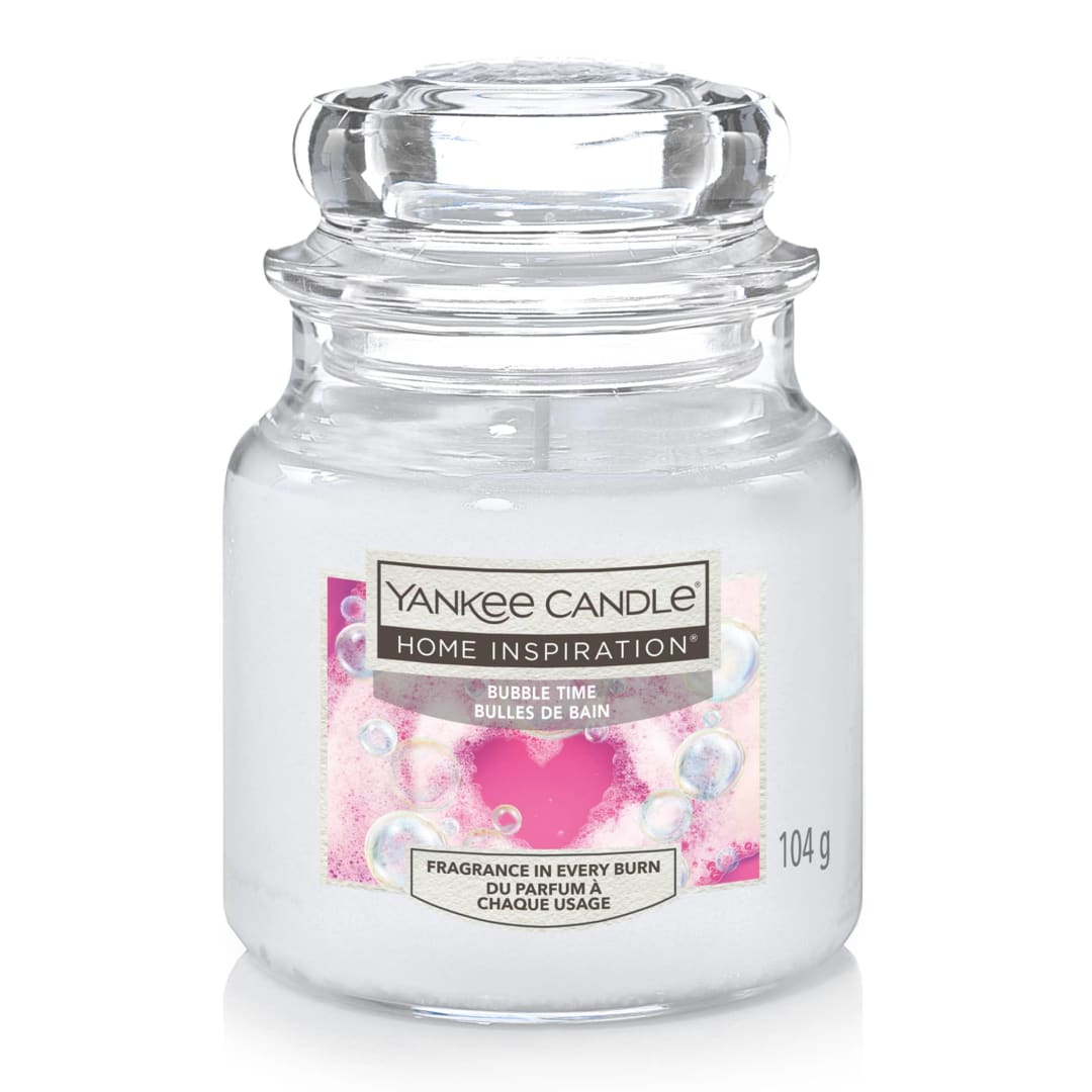 Yankee Candle® Home Inspiration Scented Candle | Bubble Time Small Jar Candle | Burn Time: Up to 30 Hours