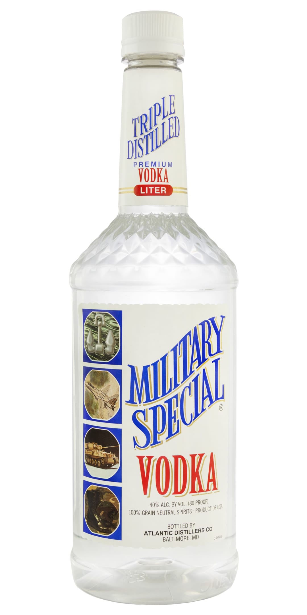 Military Special Vodka 1l 80 Proof