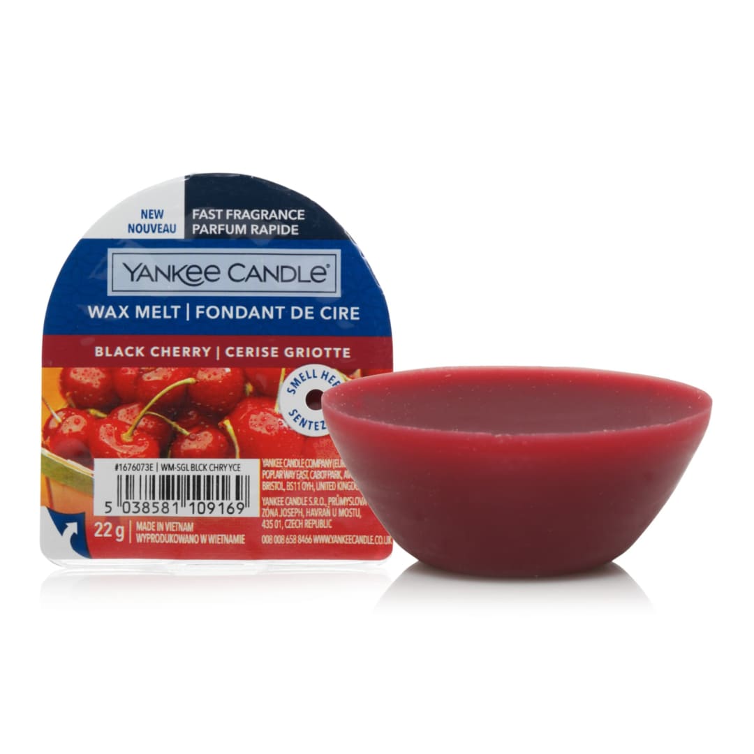 Yankee Candle® Wax Melts | Black Cherry | Up to 8 Hours of Fragrance | 1 Count