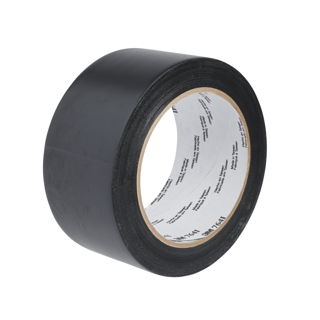 3M™ Allzweck-PVC-Klebeband 764, Schwarz, 50 mm x 33 m, 0.13 mm