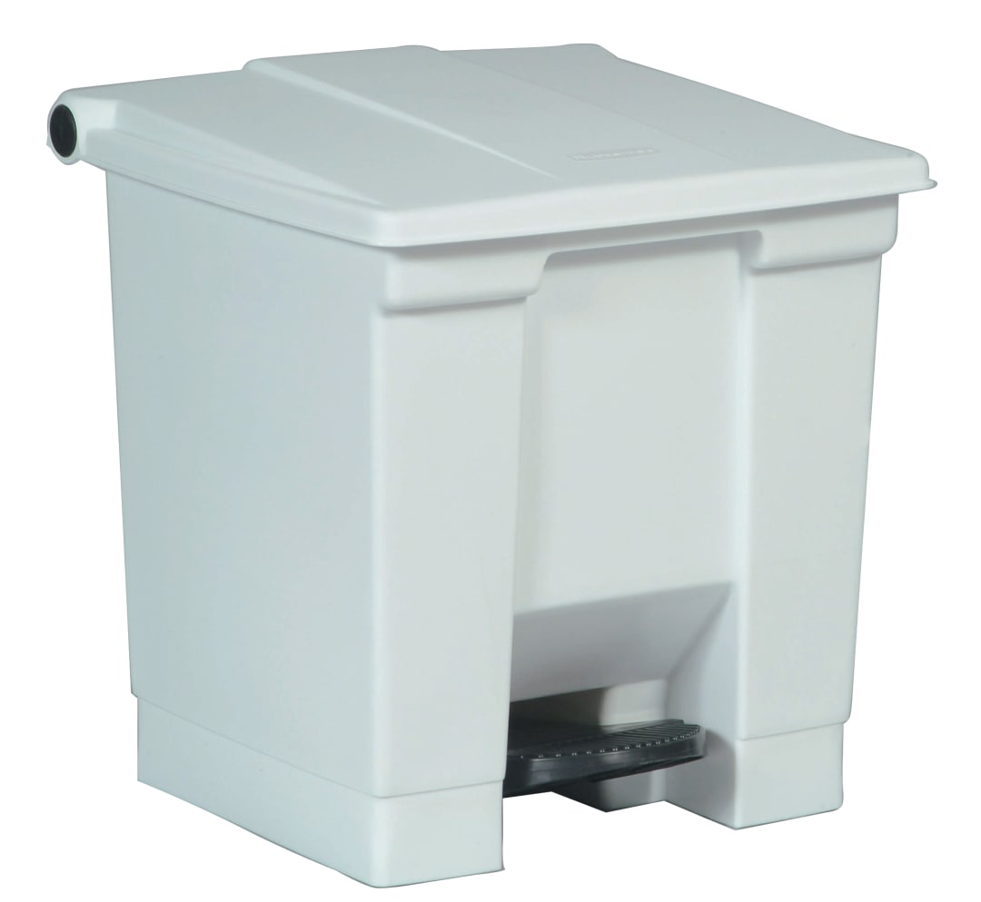 STEP-ON CAN 8G/30L WHT