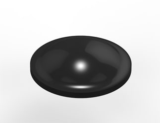 3M™ Bumpon™ Produtos Protetores SJ5402 Preto, 3000/caixa