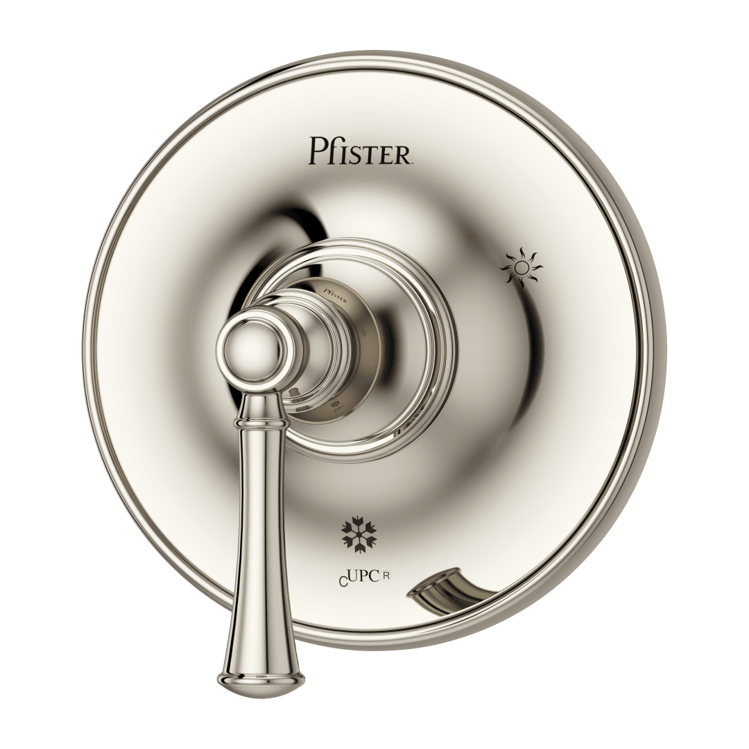 Tisbury 1-Handle Tub & Shower Valve Only Trim in Polished Nickel