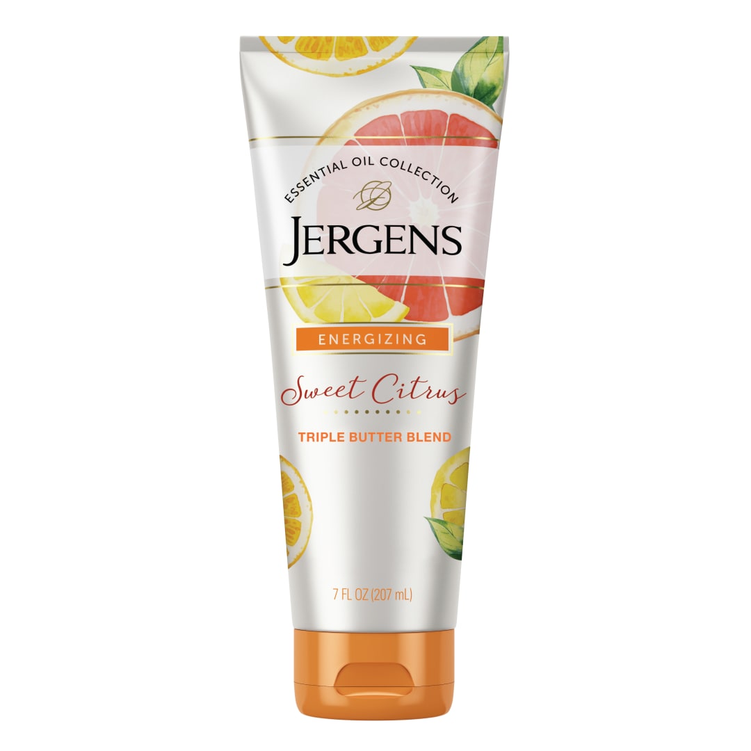 Jergens Sweet Citrus Hand & Body Lotion For Dry Skin, 7 fl oz