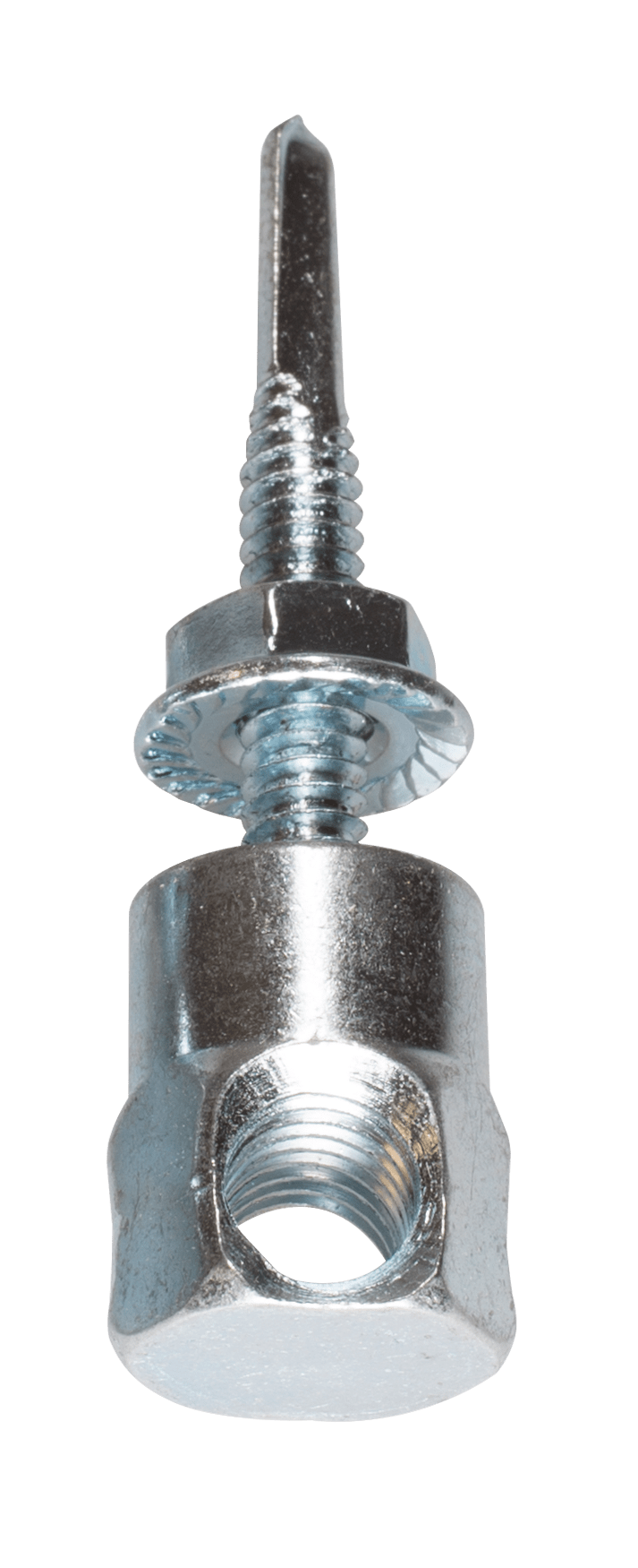 Simpson Strong-Tie RSH37112N-5 Steel Rod Hanger #12–20 x 1-1/2 in. Horizontal Threaded Anchor for 3/8 in. Rod w/ Nut (25-Qty)