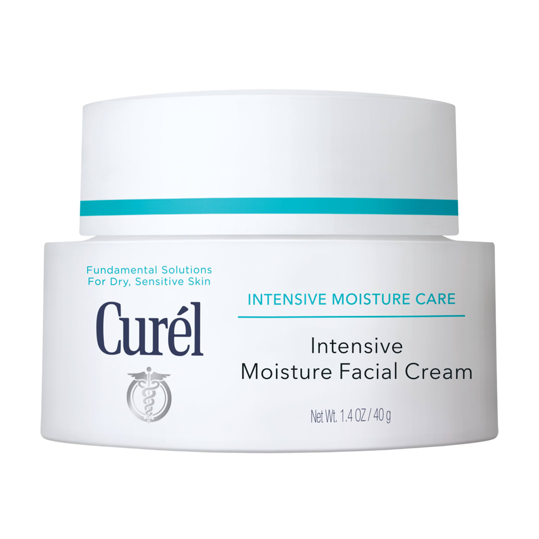 Curel Japanese Skin Care Intensive Face Cream Moisturizer, 1.4 fl oz