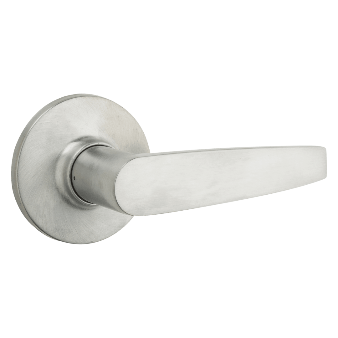 Safelock Winston Lever -Hall/Closet in Satin Chrome