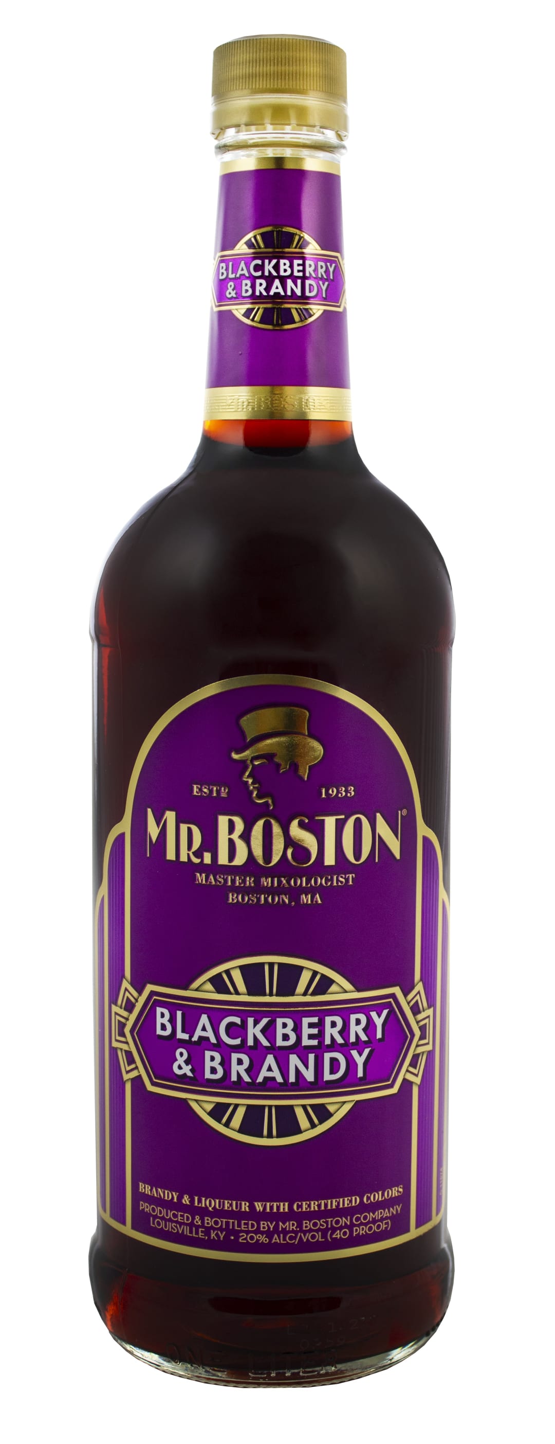 Mr. Boston Blackberry Brandy 1l 40 Proof