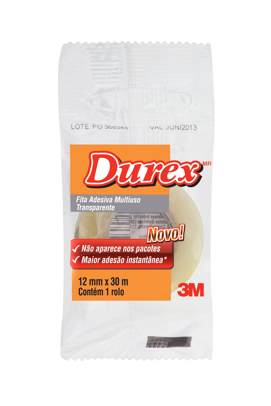 Fita Adesiva Transparente Durex™, 12 mm x 30 m, Flow-pack