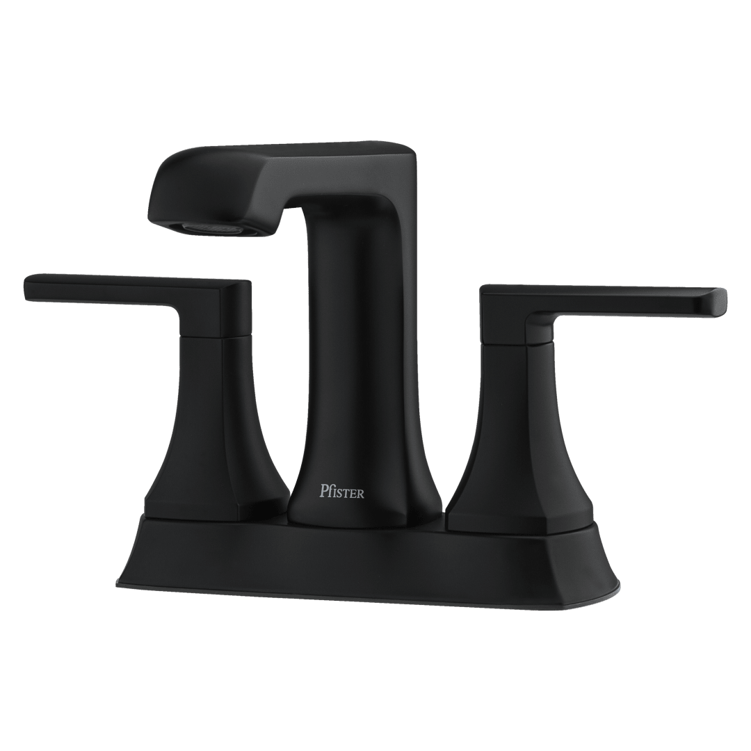Penn 2-Handle 4" Centerset Bathroom Faucet in Matte Black