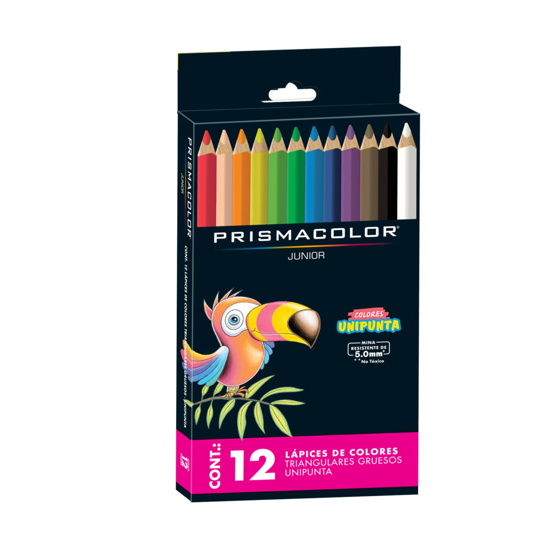 PRISMACOLOR JUNIOR 12CT TRI THICK