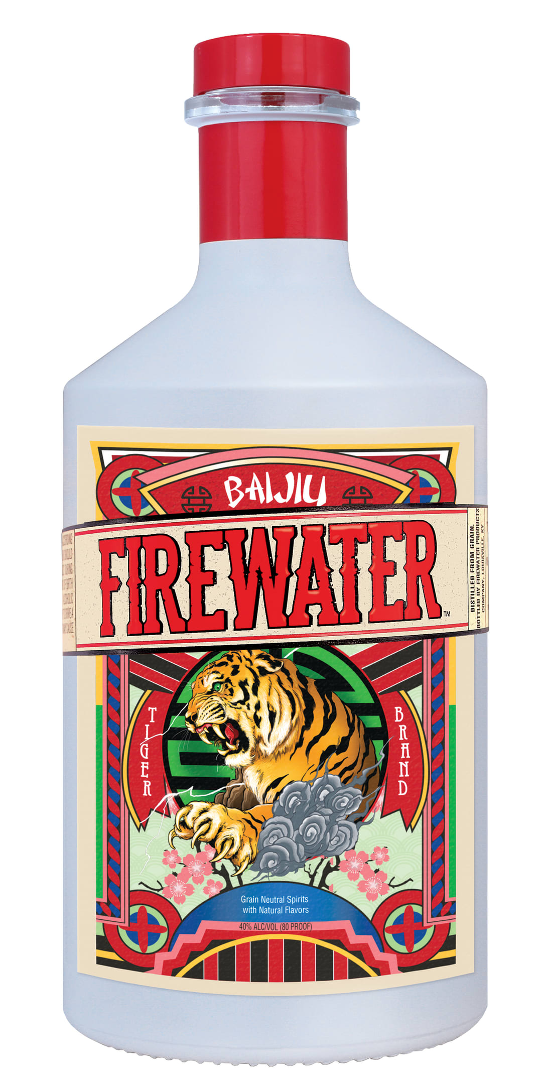 Firewater Grain Neutral Spirits Baijiu 750ml 80 Proof