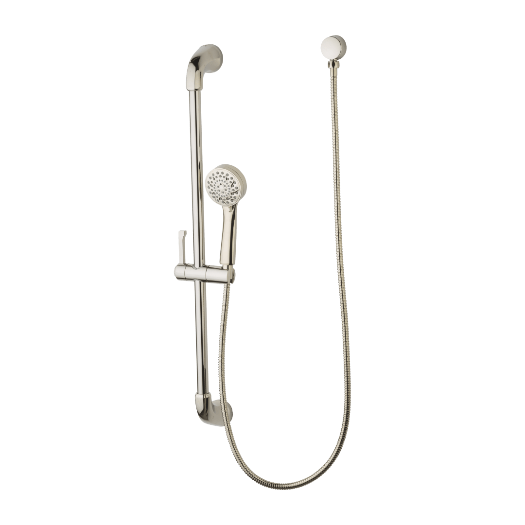 Arterra Single Function Slide Bar and Handheld Shower in Polished Nickel