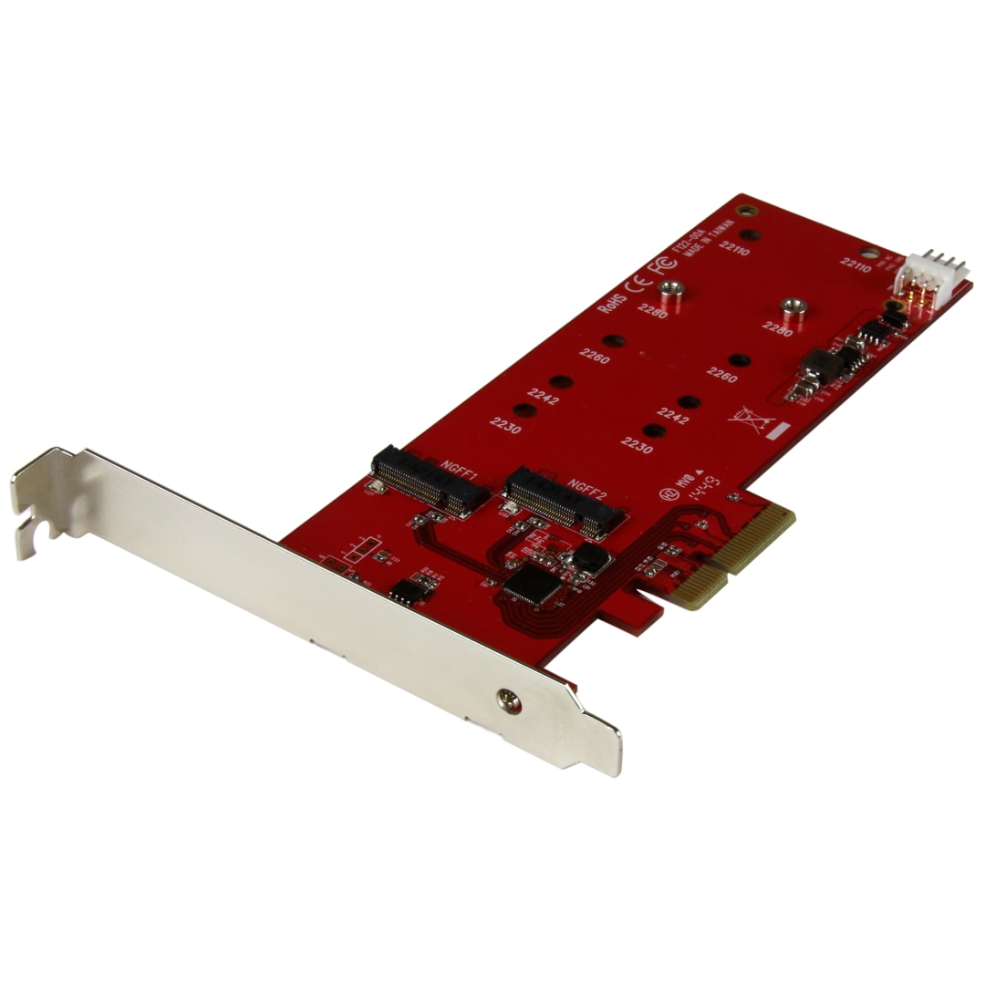 2 Slot PCI Express M 2 SATA III Controller NGFF