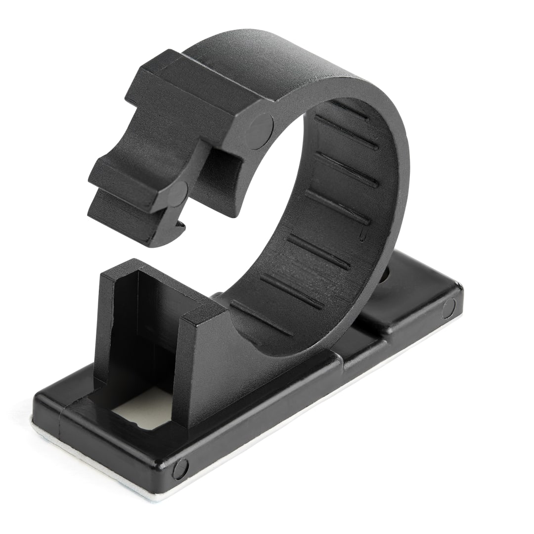 100 Pack of Self-Adhesive Cable Clamp - Large