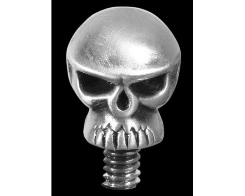 Mutant Mods Brushed Metal Skull Thumbscrews (Package of 10)