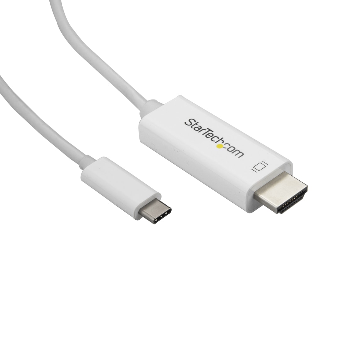 USB C to HDMI M M cable 2m 6ft white
