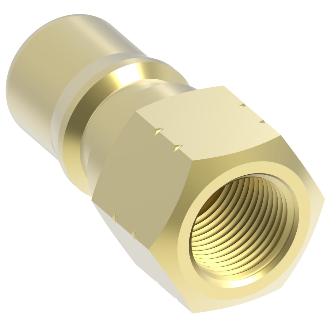 Aeroquip 1 Inch Male Coupling Brass