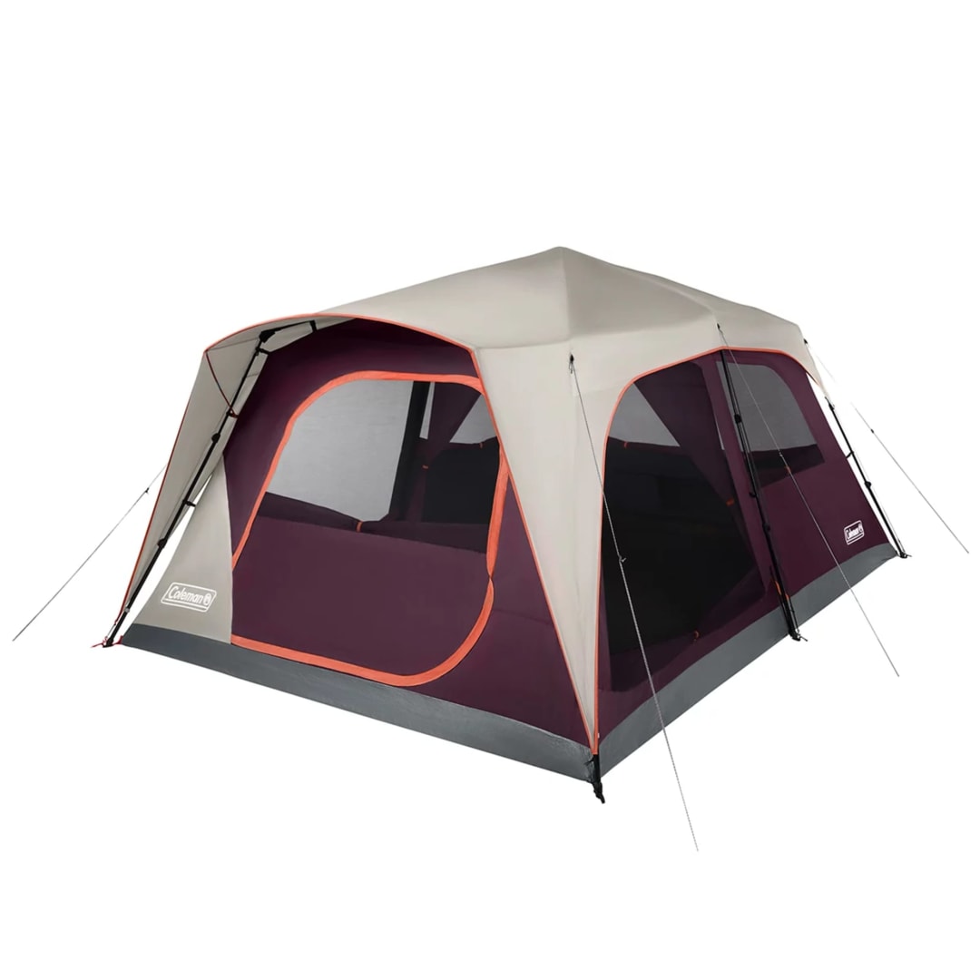 Coleman® Skylodge 12-Person Instant Camping Tent, Blackberry