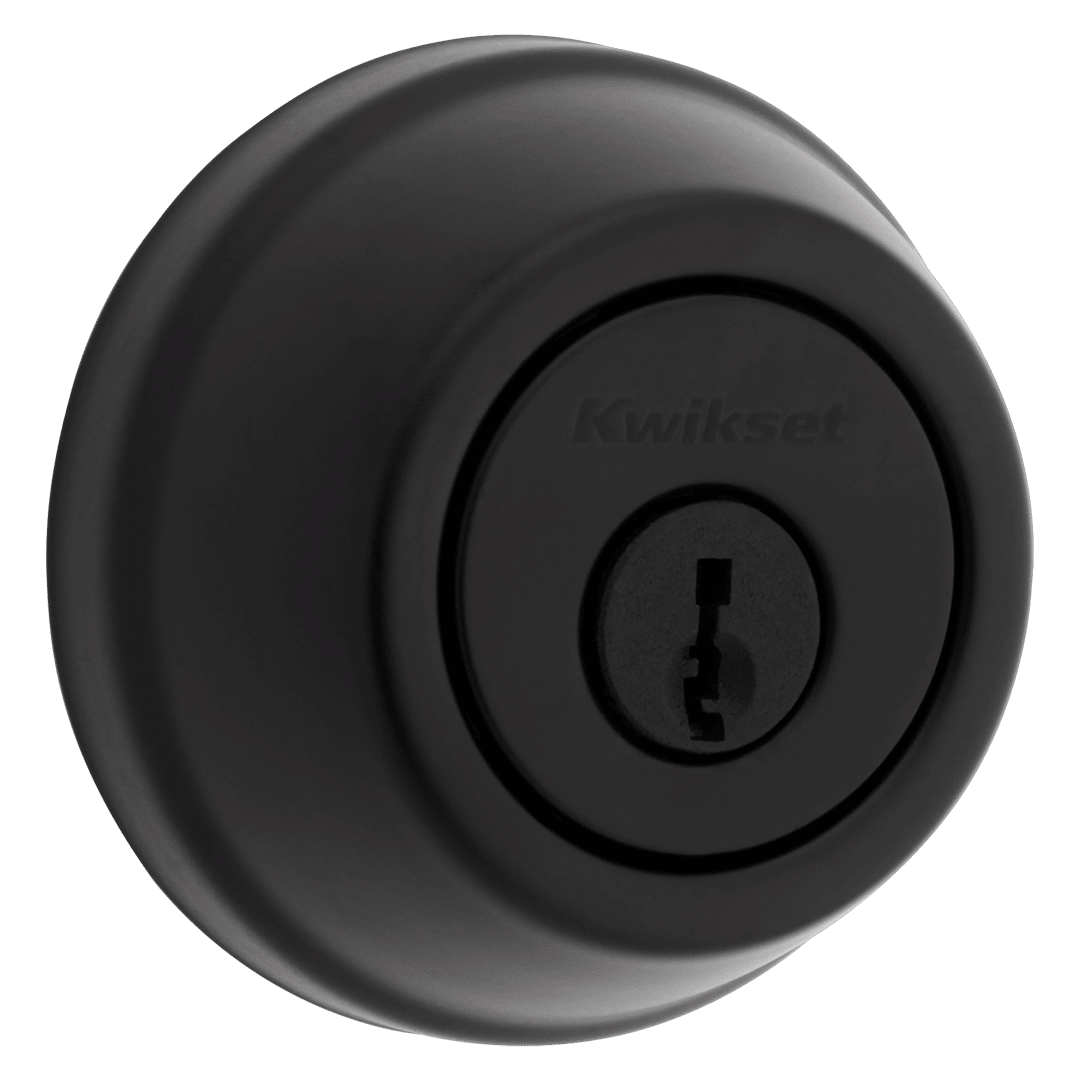 780 Deadbolt, Keyed One Side, in Matte Black