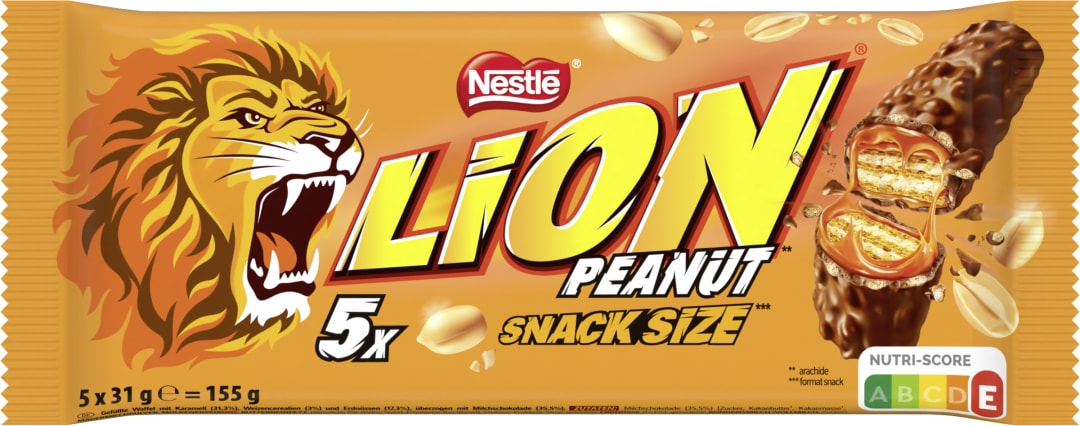 NESTLE LION Peanut 5er Multipack (5x31g)