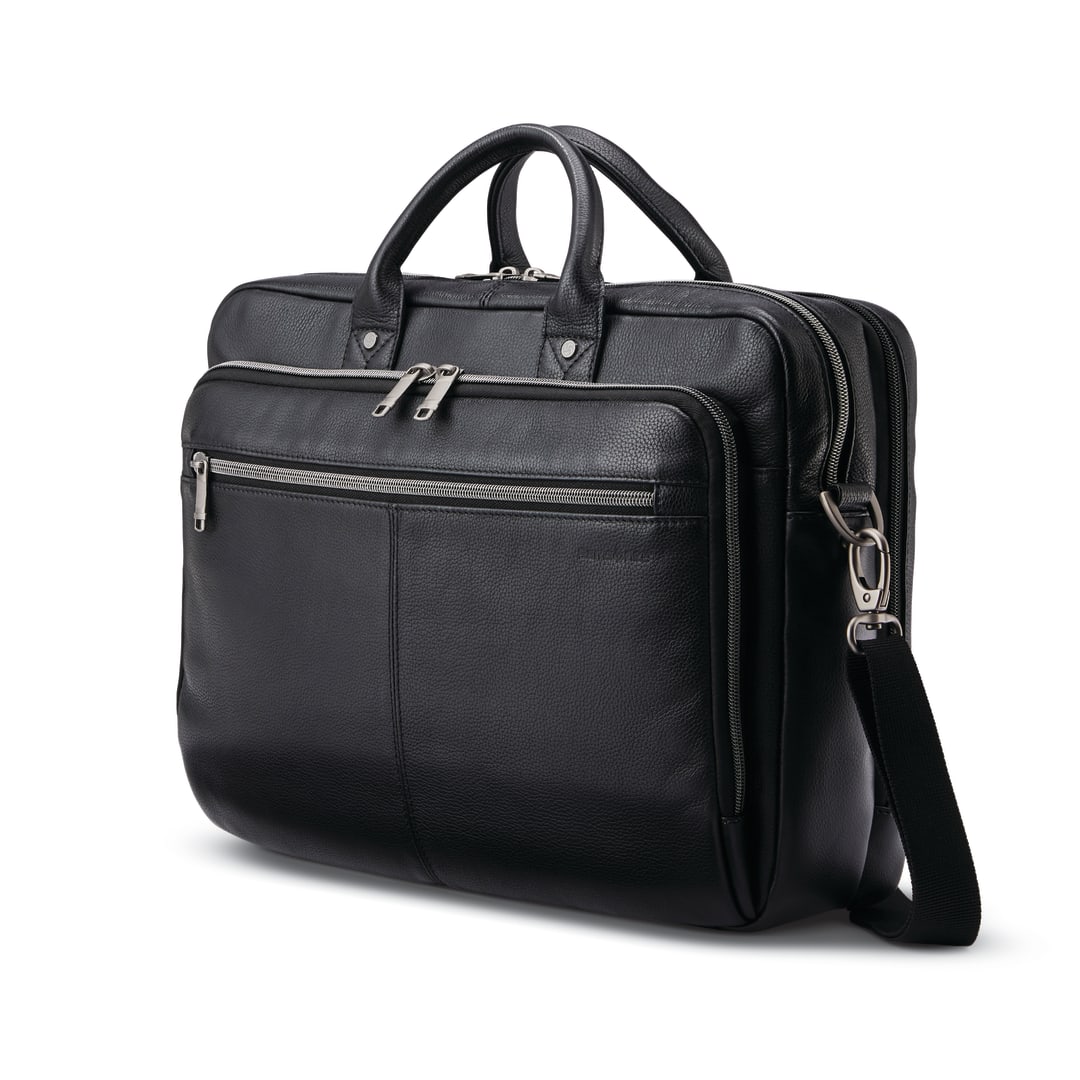 Sam Classic Leather Toploader - Black