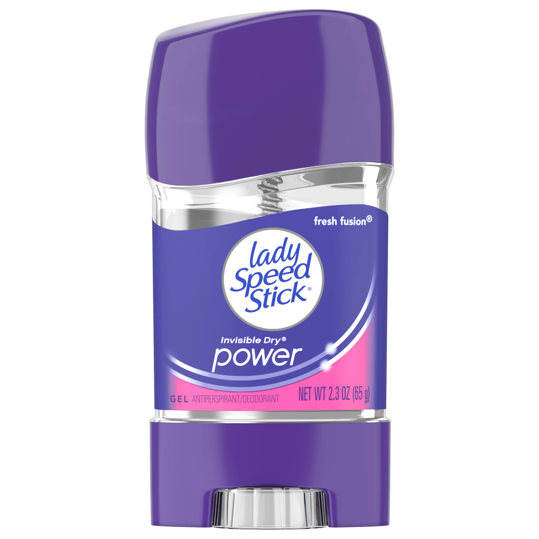 Lady Speed Stick Invisible Dry Power Antiperspirant Deodorant Gel, Fresh Fusion - 2.3 ounce