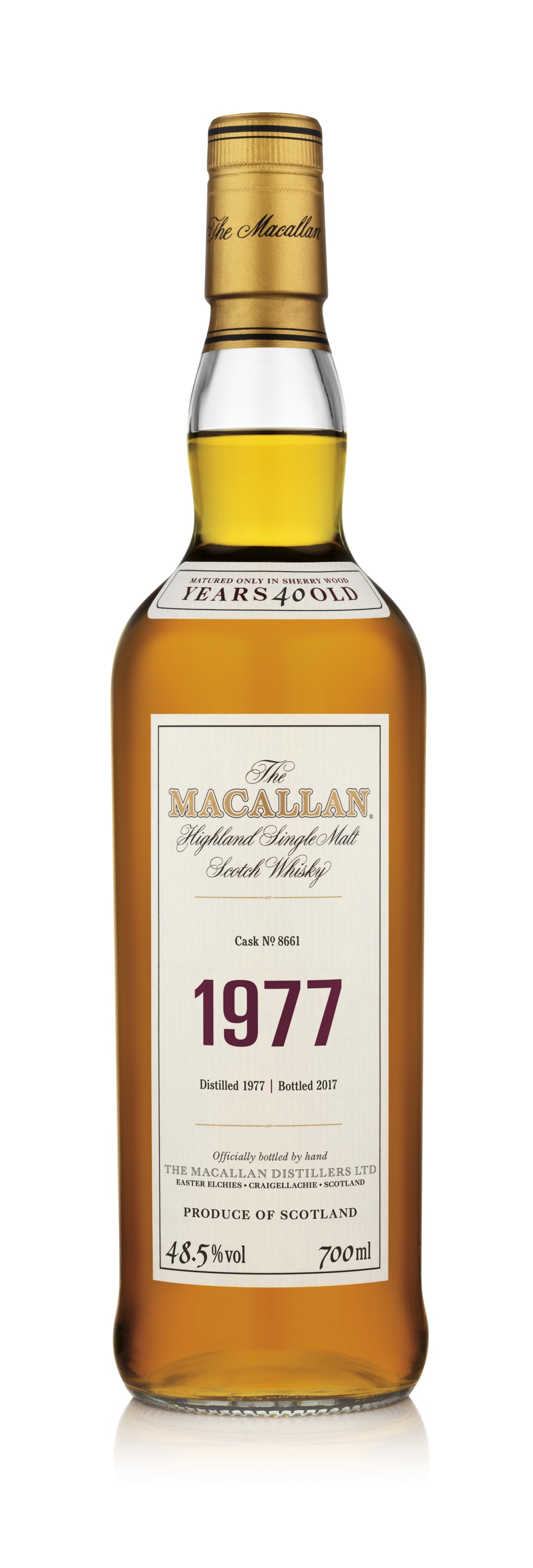 The Macallan Fine and Rare 1977 Cask No. 8661 70cl