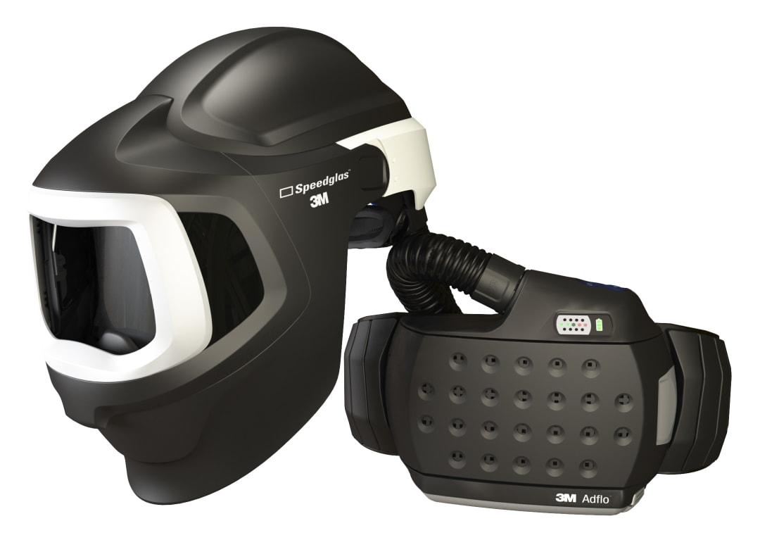 3M™ Speedglas™ 9100 MP Kaynak Başlığı ile 3M™ Adflo™ Motorlu Hava Temizleyici Solunum Maskesi Sistemi, Kaynak Filtresiz, Çanta dahil, 577700