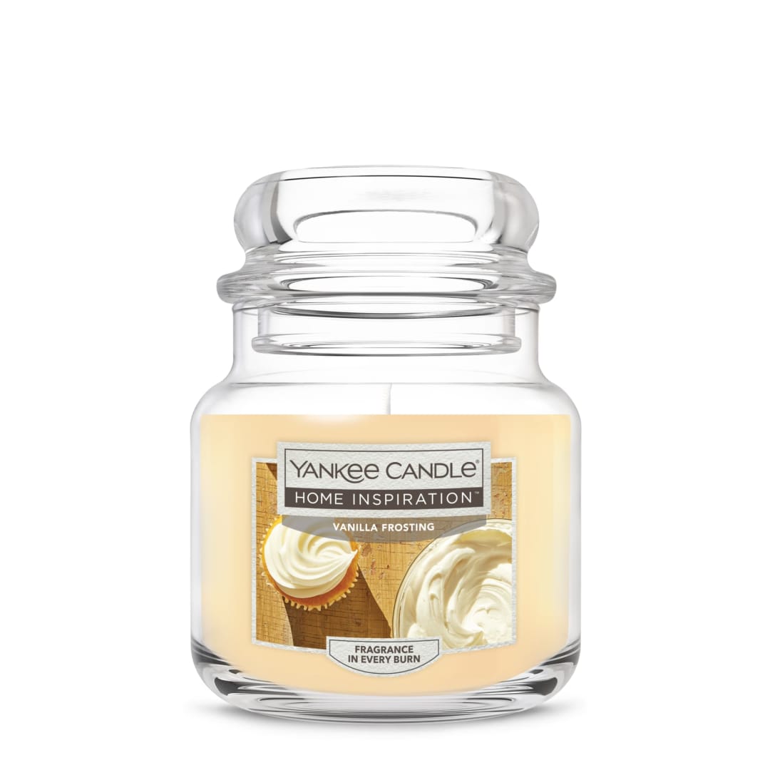 Yankee Candle Home Inspiration Vanilla Frosting Medium Jar Candle