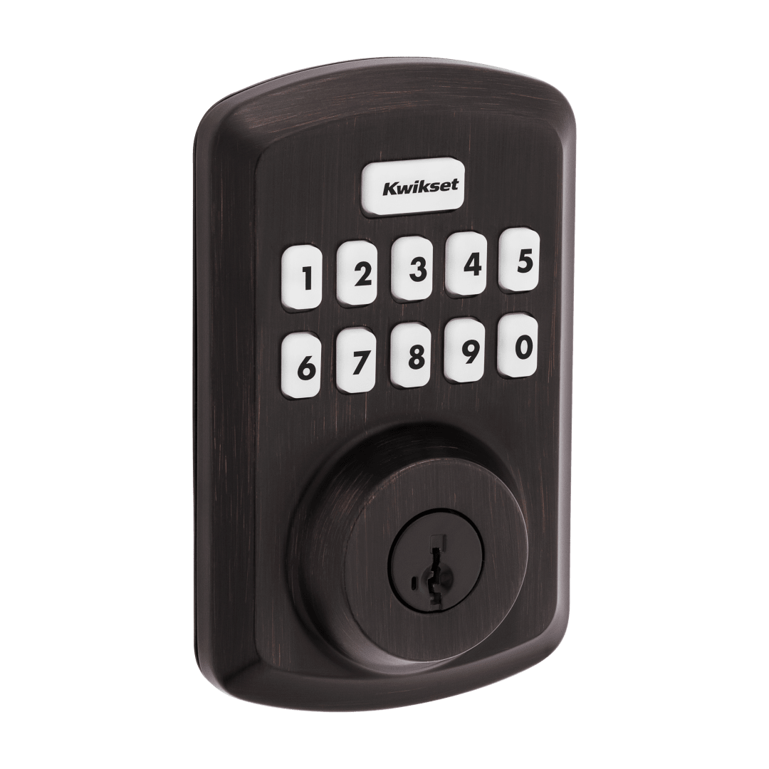 Powerbolt 250 Transitional Keypad Electronic Deadbolt featuring SmartKey Security™ in Venetian Bronze