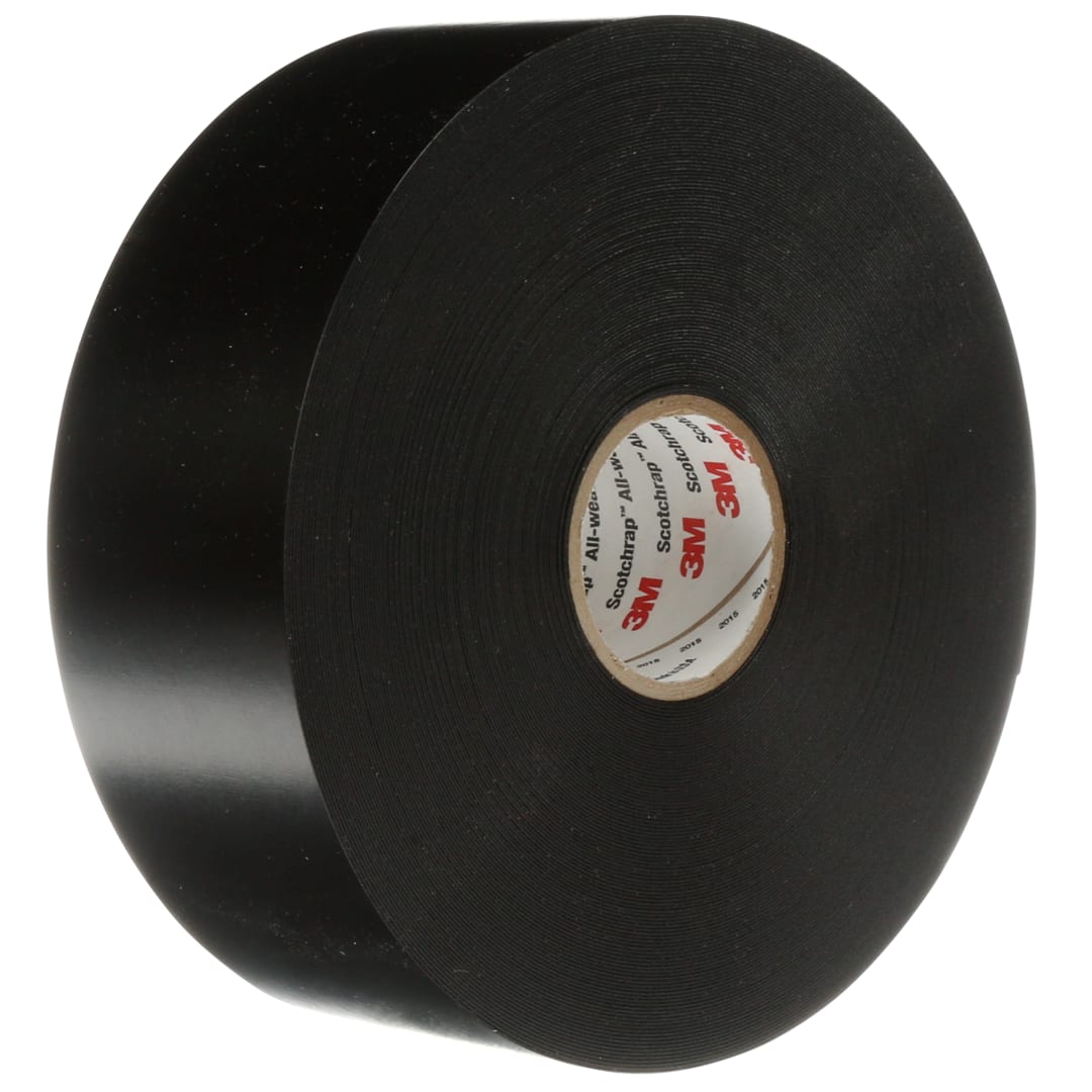3M™ Scotchrap™ Vinil Korozyona Karşı Koruyucu Bant 51, Baskısız, 2 in x 100 ft, Siyah, 1 Rulo/Karton, 12 Rulo/Kutu