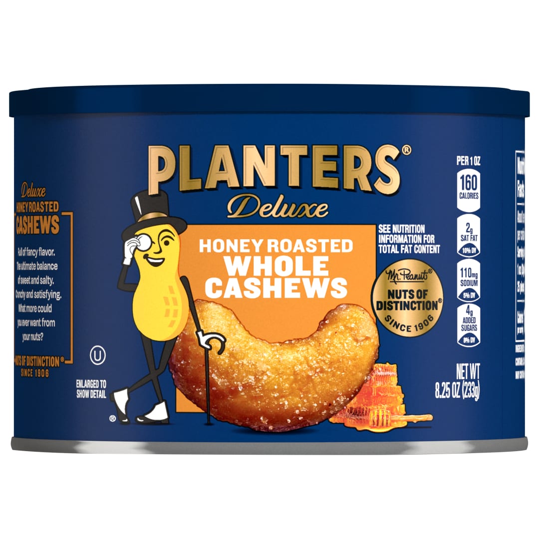 PLANTERS Deluxe Whole Cashews Honey Roasted