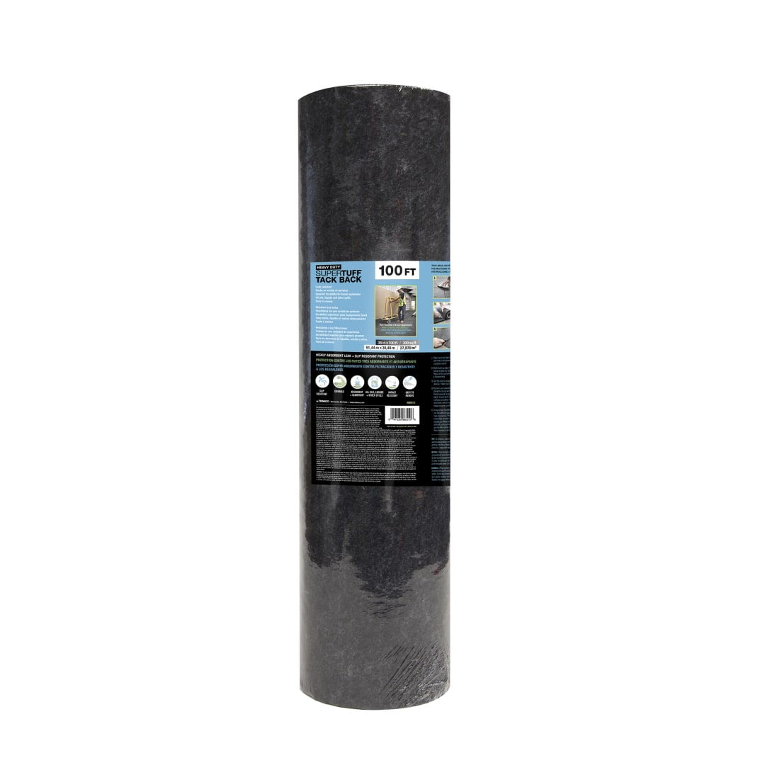 Super Tuff® Tack Back Heavy Duty Surface Protector 36"x100'