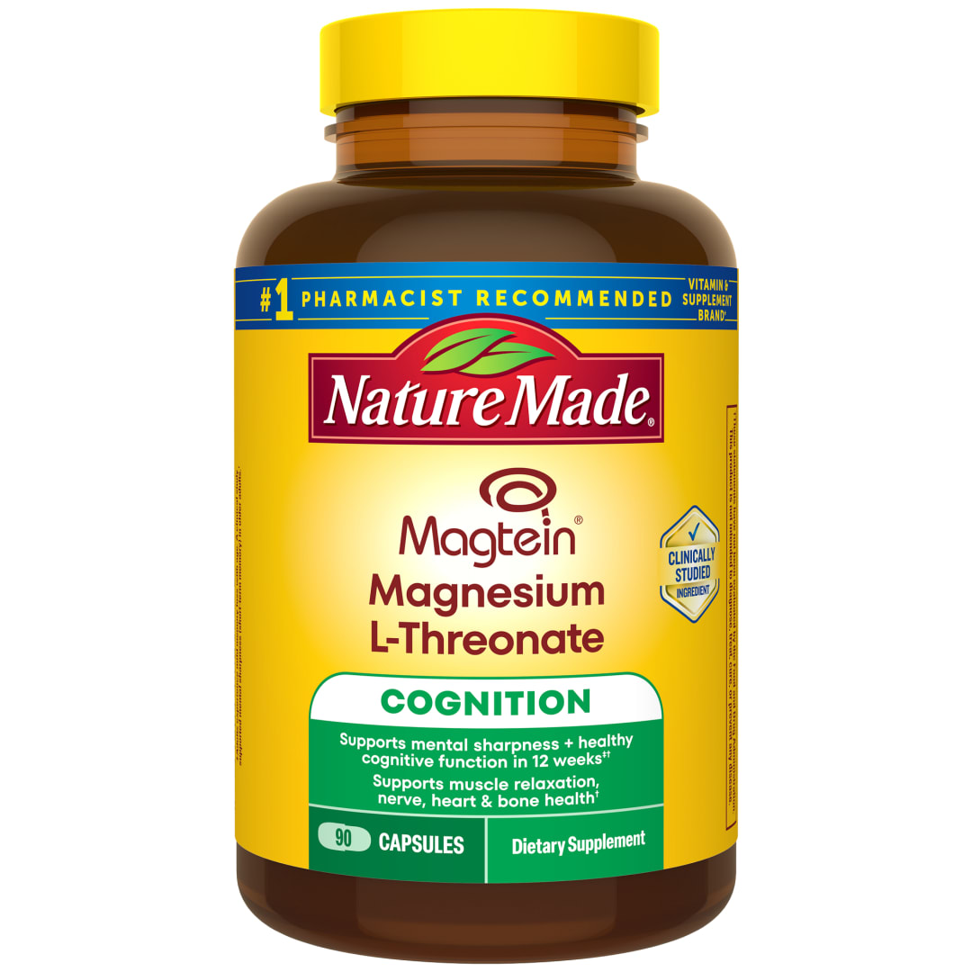 Nature Made Magtein Magnesium L-Threonate Capsules - 90ct