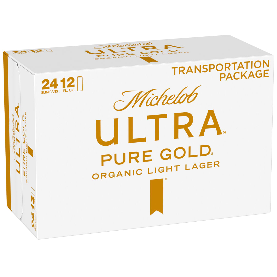 Michelob ULTRA® Pure Gold® Organic Light Lager, 24 Pack 12 fl. oz. Cans