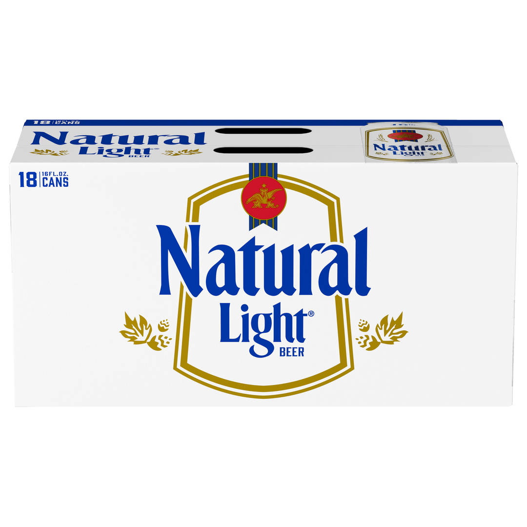 Natural Light Beer, 18 Pack 16 fl. oz. Cans, 4.2% ABV