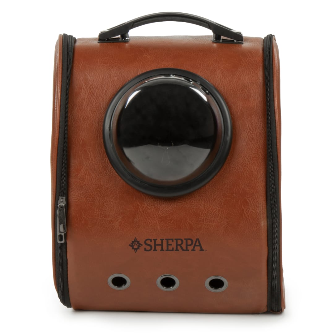 Sherpa Cat Carrier Bubble Backpack, Brown