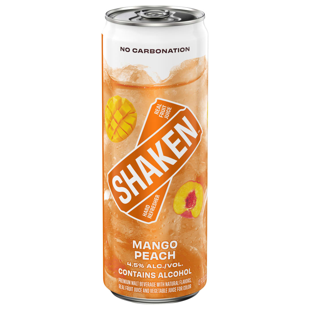 Shaken Premium Mango Peach Malt Beverage 12 fl oz