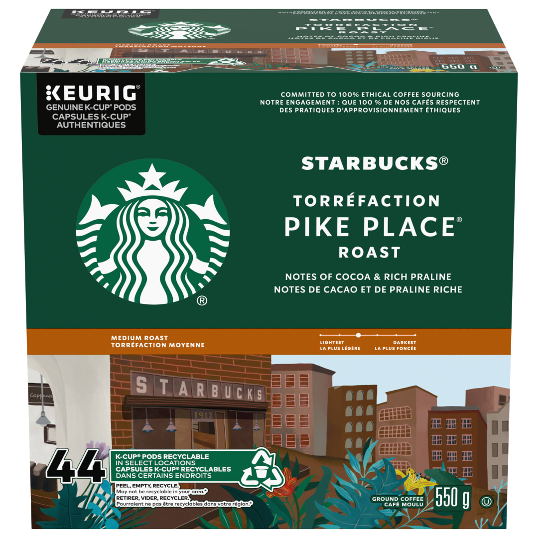 Starbucks KCUP Pike Place 4x44ct CA