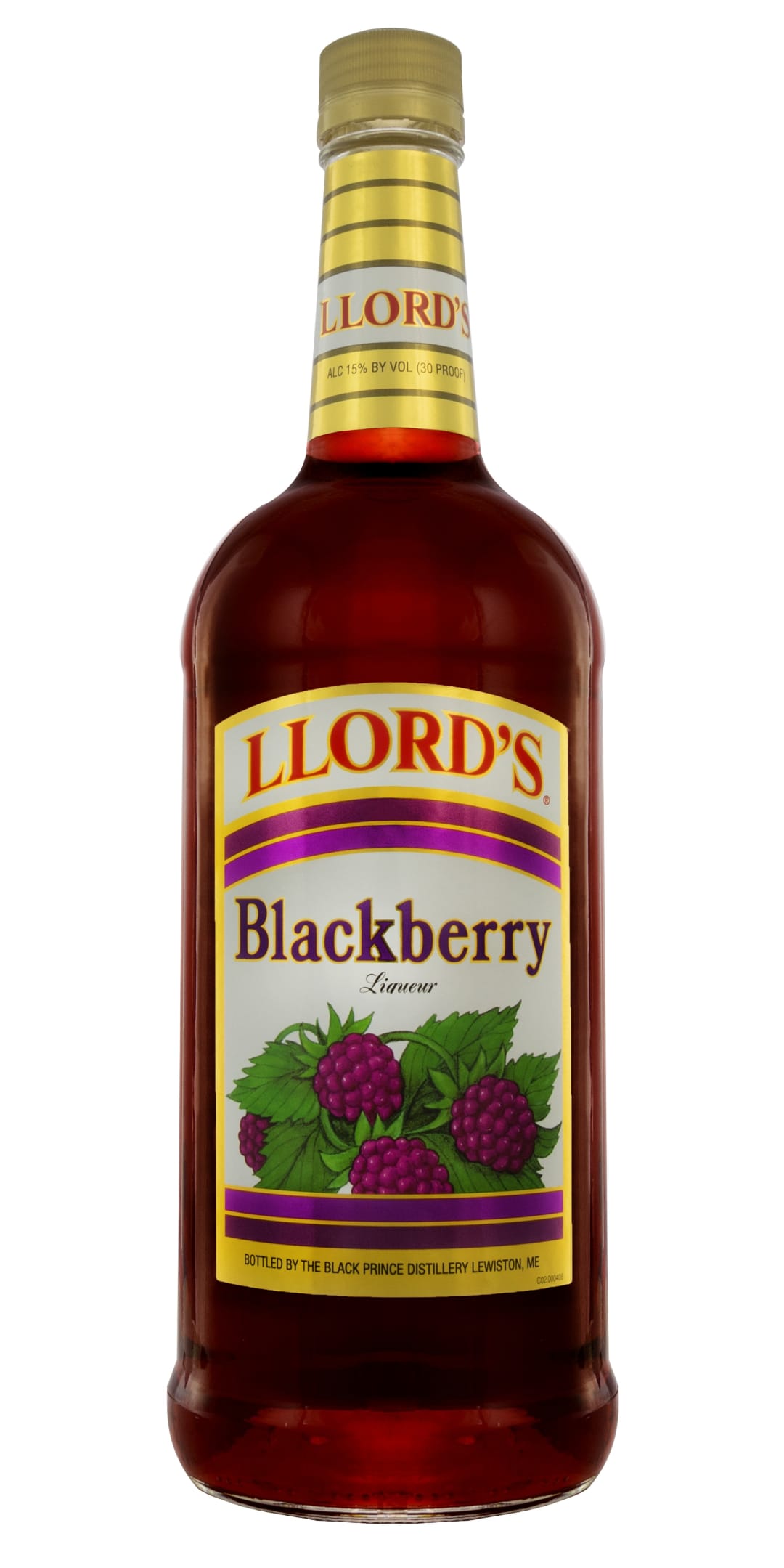 Llords Blackberry Liqueur 1l 30 Proof
