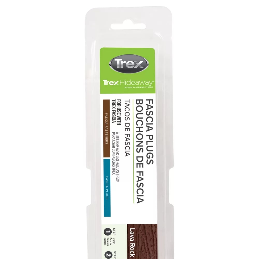 Trex® Fascia Plugs Lava Rock - 80 count/pack