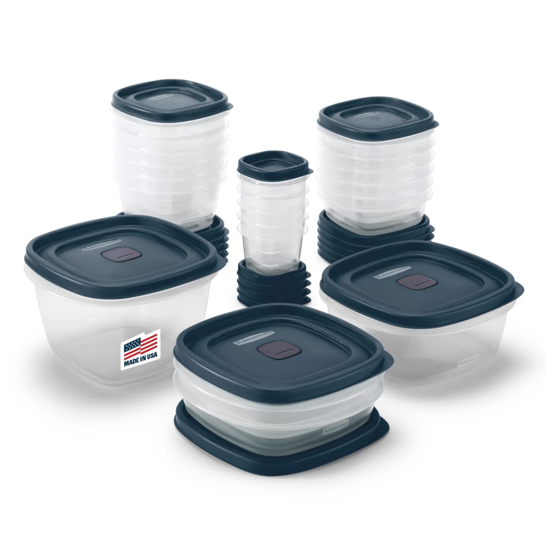 Rubbermaid® EasyFindLids™ Food Storage Containers in Special-Edition Insignia Blue, 42 Piece