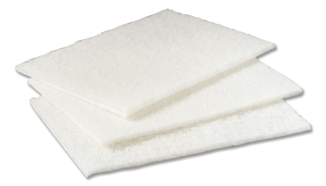 3M™ Scotch-Brite™ Handpad 98, Weiß, 158 mm x 224 mm, 60 Stück / Karton